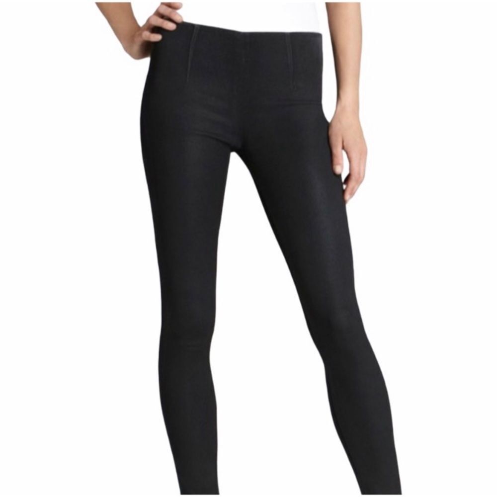 Design Lab SOLD Skins dark wash black skinny 360 leggings